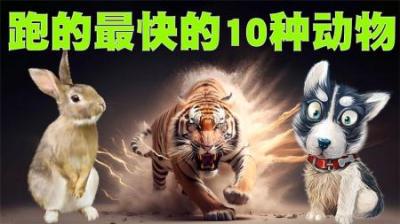 跑的最快的10种动物排行榜，角马腾空跳跃将狮子踢翻！