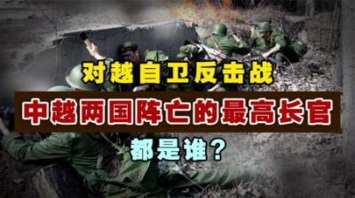 对越自卫反击战，中越两军阵亡的最高级长官，都是谁？