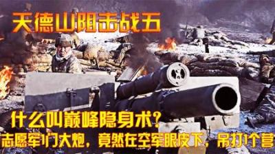 什么叫巅峰隐身术？志愿军1门大炮，竟然在空军眼皮下，吊打1个营