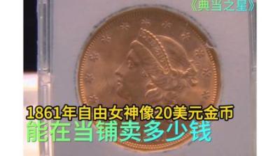 《珍稀金币传奇：1861年自由女神像20美元的当铺之旅》