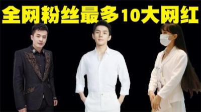 全网粉丝最多的10位网红博主排行榜，10人中我竟有8个没听说过！