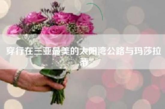 穿行在三亚最美的太阳湾公路与玛莎拉蒂