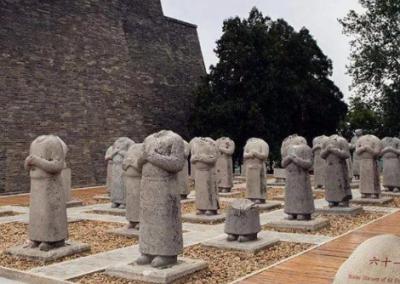 武则天墓前无头石人的寓意