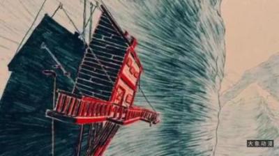 妻子死了，父亲把儿子带到悬崖上住#动画解说 #治愈短片