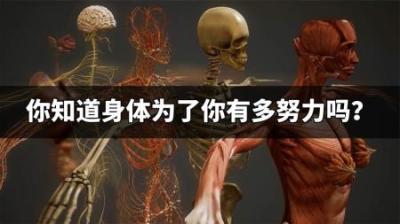 你知道身体为了你有多努力吗？