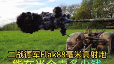 二战德军Flak88毫米高射炮，到底能卖多少钱，老板又赚钱了