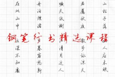 《钢笔字 毛笔书法》共30套课程（139GB）[ali]