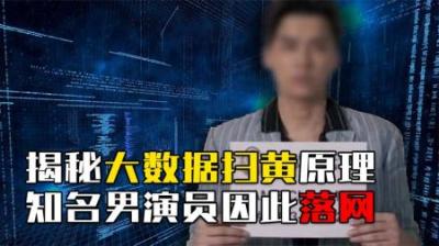 大数据扫黄是什么原理？知名男演员因此被抓，无痕浏览真无痕吗？
