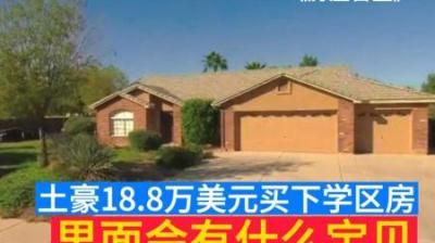 房产盲盒土豪花费18万美元买下豪华学区房，里面会有什么宝贝