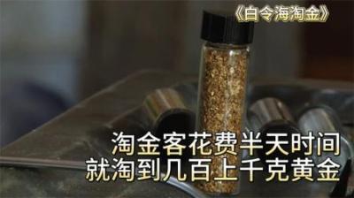 淘金客花费半天时间，就淘到几百上千克黄金，就这样还嫌少了