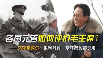 各国元首如何评价毛主席？艾森豪威尔：很难对付，恐吓威胁都没用