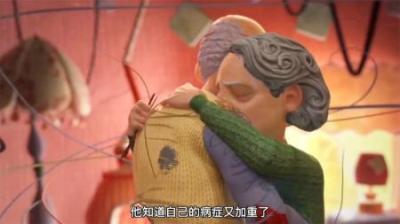 老太太用毛线织出去世的老伴，一针一线都是思念，结局引爆泪腺！