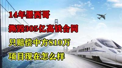 《百亿高铁梦碎：墨西哥毁约风波与中方的810万赔偿》