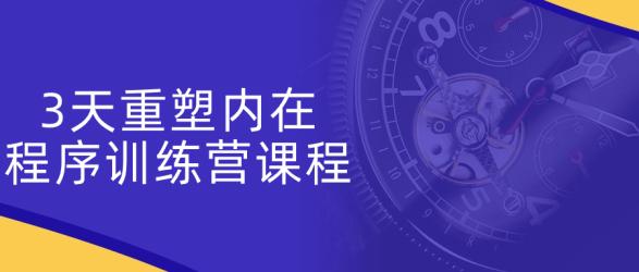 3天重塑内在程序训练营课程【吾爱】