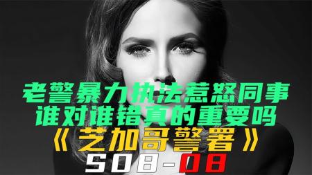 《芝加哥警署S08-08》老警暴力执法惹怒同事，谁对谁错真的重要吗《芝加哥警署S08-08》
