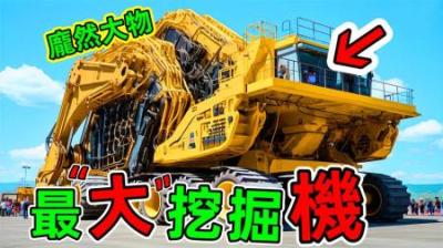 世界最大挖掘机，“挖掘机之王”一天挖平一座山，高达32层楼