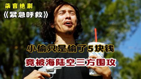 《紧急呼救》小偷只是偷了5块钱，竟被海陆空三方围攻！——《紧急呼救》