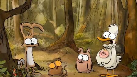 [文]《大坏狐狸的故事》解说文案请带上孩子去看《大坏狐狸》，院线难得一见的手绘动画喜剧