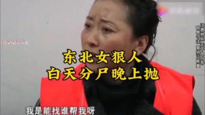 [视]东北女狠人张燕白天分尸晚上抛#大案纪实 #真实案件记录