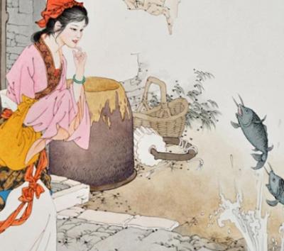 涌泉跃鲤：孝道的奇迹与象征