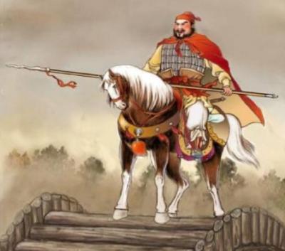 长坂桥前的英雄气概&mdash;&mdash;张飞与曹操众将的对峙