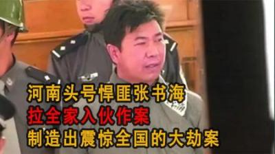 [视]河南头号悍匪张书海，拉全家入伙作案，制造出震惊全国的大劫案