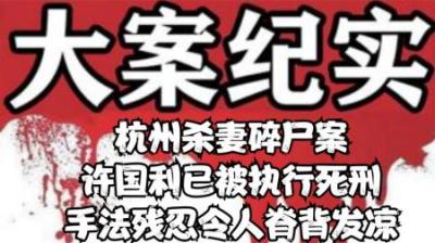 [视]大案纪实杭州许国利杀妻案#大案纪实 #杭州 #许国利
