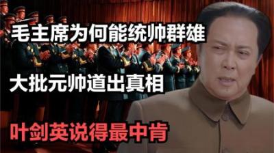 [视]毛主席一生没拿过枪打过仗，为啥能够统帅群雄？一顿饭道出真相