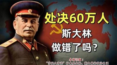[视]1936年苏联大清洗，60万人被斯大林处决，这件事究竟是对是错？