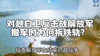 [视]对越自卫反击战，我国从越南撤军时，为何将铁轨都拆掉运回来？