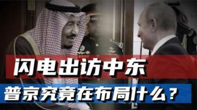 [视]为何要突访中东两国？普京野心暴露，俄罗斯的中东布局