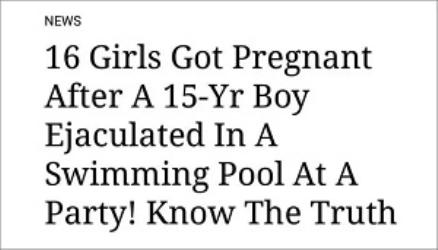 泳池里有「小蝌蚪」，女生游泳会怀孕吗？