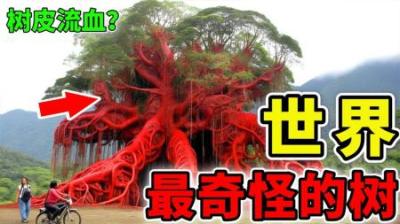 [视]世界上最奇怪的10棵树，没有树根也能活，第1名的树皮居然会流血