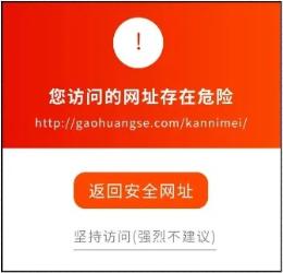 浏览小网站时提示网页有风险坚持访问会有什么后果？(图)