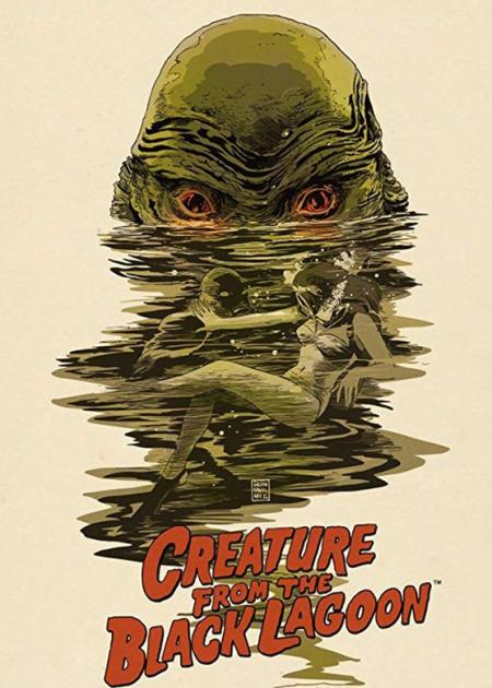 [文]《黑湖妖谭》：一口气看科幻恐怖片《黑湖妖谭》，《水形物语》致敬之作