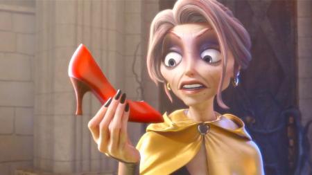 [文]《红鞋子与七矮人》女巫手中的红鞋是苹果变的，穿上就可以变年轻《红鞋子与七矮人》