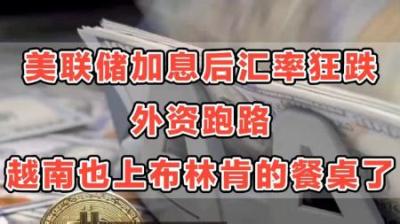 [视]美联储加息后汇率狂跌，外资跑路，越南也上“布林肯的餐桌”了？