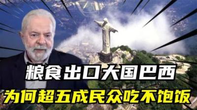 [视]粮食出口大国巴西：年产量达3亿多吨，为何超五成民众吃不饱饭？