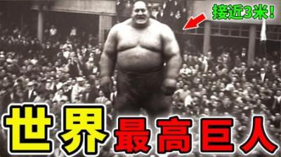 [视]世界上最高的10个巨人，姚明无缘榜单，第1名的身高接近3米！