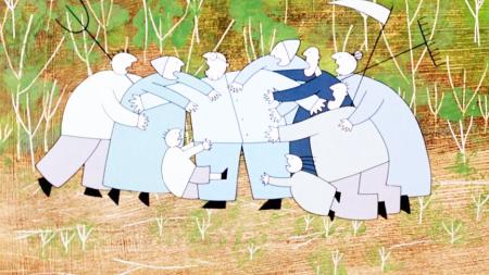 [文]与人斗其乐无穷，人性最丑陋的一面，几分钟看完动画片《村庄》