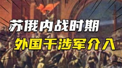 [视]苏俄刚建国差点覆灭，外国干涉军介入，列宁和布尔什维克力挽狂澜