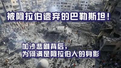[视]被阿拉伯遗弃的巴勒斯坦！加沙悲剧背后，为何满是阿拉伯人的身影