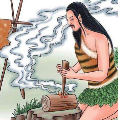 钻木取火与构木为巢：燧人氏与有巢氏的故事