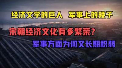 [视]为什么说宋朝是经济文学的巨人，却是军事上的矮子？