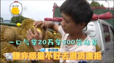 [视]农民工拿全部身家20万批发榴莲，拉回来发现全部是烂货，商家拒赔