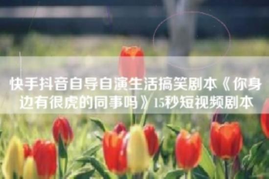 快手抖音自导自演生活搞笑剧本《你身边有很虎的同事吗》15秒短视频剧本