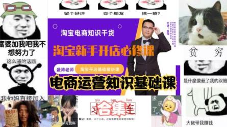 2021年新版淘宝开店运营教程-课程-网盘资源分享