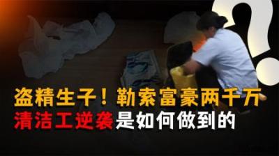 [视]盗精生子！勒索富豪2000万美元，清洁工逆袭上层社会是如何做到的