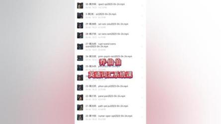 【B站付费课程】乔伯伯：5500词汇系统课（完结）-课程-网盘资源分享