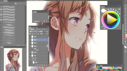 PS日漫风格绘画教程-课程-网盘资源分享